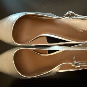 Elegant Silver Women's Heels